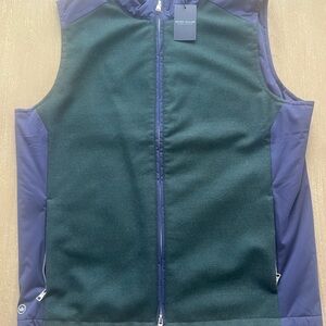 Peter Millar Navy and Forest Vest